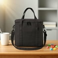 thumbnail image 4 of Amzcrzy Polyester Lunch Storage Insulated Lunch Box Bag One Shoulder Portable Bento Bag Lunch Box Bento Bag Insulated Bag Dorm Room Essentials Kitchen Appliances Home and Kitchen Storage Cabinet, 4 of 6
