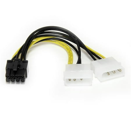 - StarTech Accessory 6inch LP4 to 8-Pin PCI Express Video Card Power Cable Adapter Retail
