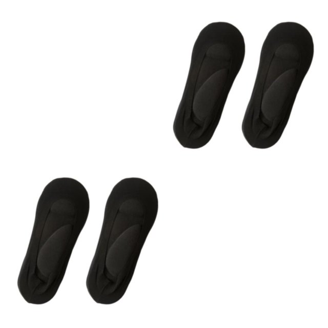 kurtrusly Stylish And Supportive 3D Ankles Socks Fit For Every Foot Skin Color Arch black 35-39 2Set
