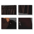 thumbnail image 5 of Vargottam Cotton Slub Brown Curtains 96 Inch Long Door Curtain 2 Panels Rod Pocket Living Room/ Bedroom Drapes, 5 of 9