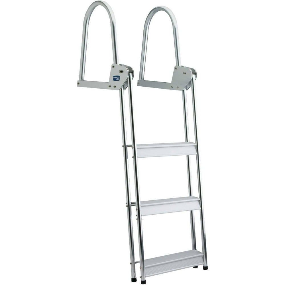 Garelick Anodized Aluminum Dock/Raft Ladder FlipUp