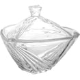 thumbnail image 2 of 2 Pack Glass Candy Dish with Lid, Clear Covered Candy Bowl, Retro European Candies Jar for Home Kitchen Office Table Halloween$$Home Decor, Kitchen, & Other, 2 of 8