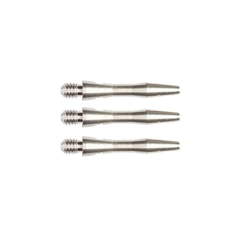 12X 5cm Aluminium Alloy Screw Dart Shaft Silver Black Darts Stems Replacement ~! 