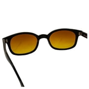 Original KDs Biker Sunglasses with Blue Buster Amber Lenses