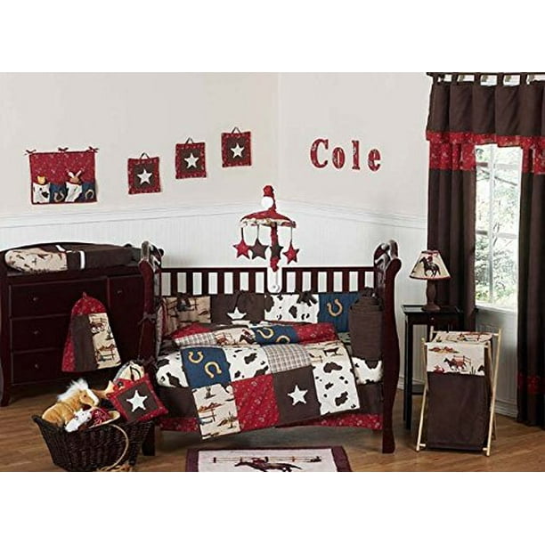 Wild West Cowboy Western Musical Baby Crib Mobile By Sweet Jojo