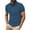 Blue, variant on Mens Polo Shirts Slim Golf Short Sleeve Button Up Collared Business Tops Casual Sport Moisture Wicking Athletic Stretchy Shirts for Men Blue L