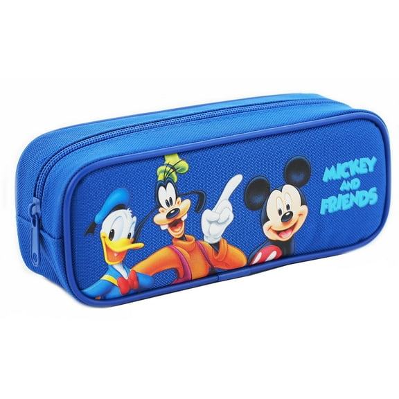 Mickey Mouse and Friends Blue Pencil Case