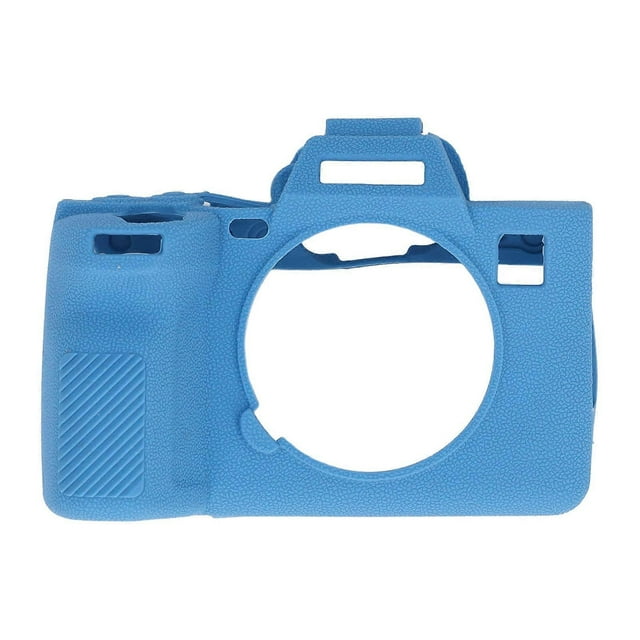Silicone Protective Case for A7R5 Soft Shockproof Anti Slip Digital Camera Housing Cover Body Skin Case Blue