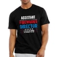 thumbnail image 2 of FLAGWIX Funny American Gifts - Assistant Fireworks Director, 4th Of July Gifts - Mens Shirts, 2 of 6