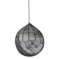thumbnail image 2 of Modway Garner Teardrop Outdoor Patio Swing Chair without Stand in Gray, 2 of 6