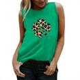 thumbnail image 1 of DPTALR Débardeurs pour Femmes Chemises Été Bretelles Col Rond Tunique Sans Manches Imprimé Confortable Tenues de Plage Cami St Patrick's Day, 1 of 5
