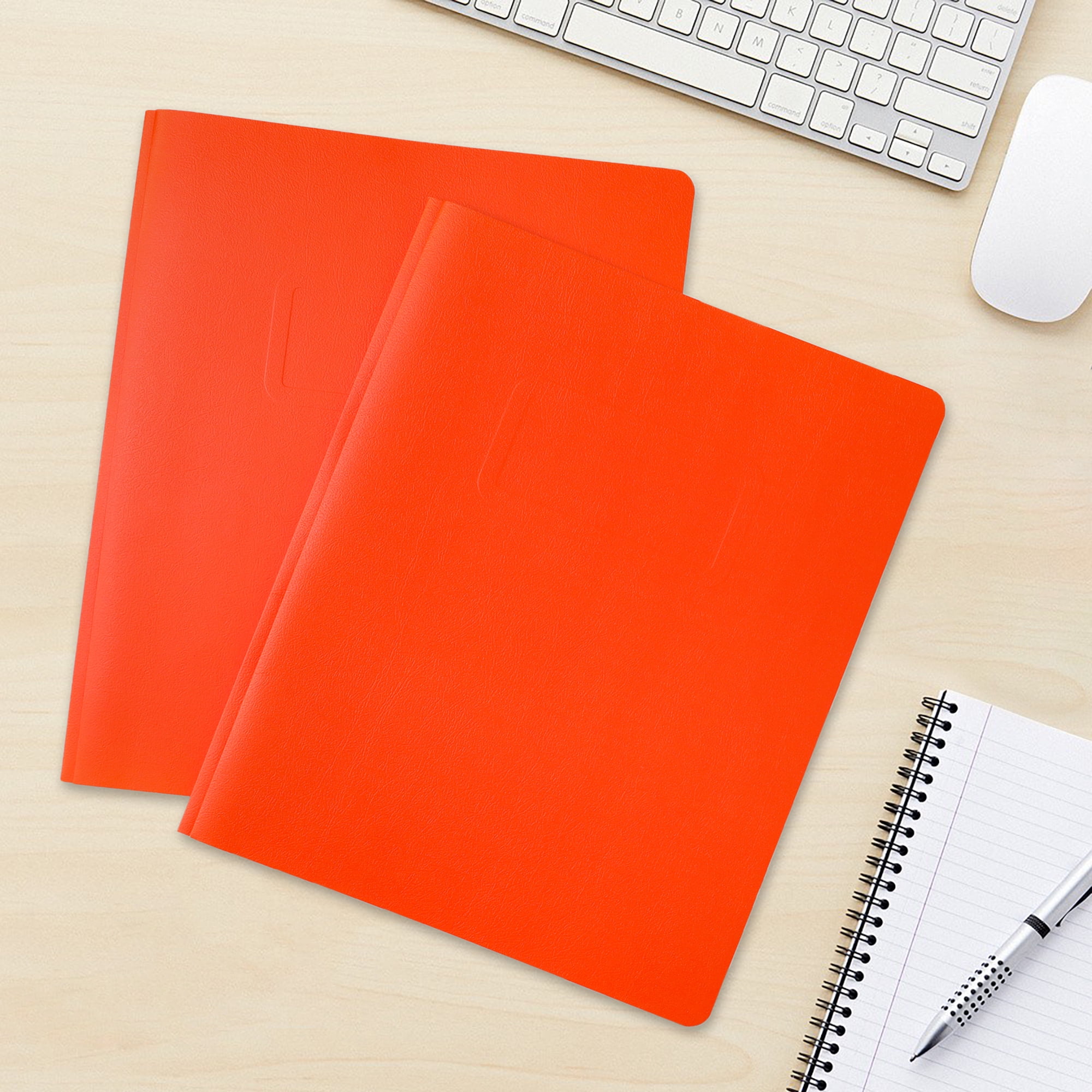 PEN+GEAR ORANGE REPORT COVER, 9.4" x 11.5", ORANGE
