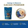 Cacao Bliss Unsweetened Organic Cacao Powder with Cinnamon, Turmeric, MCT Oil, and Lucuma Dairy