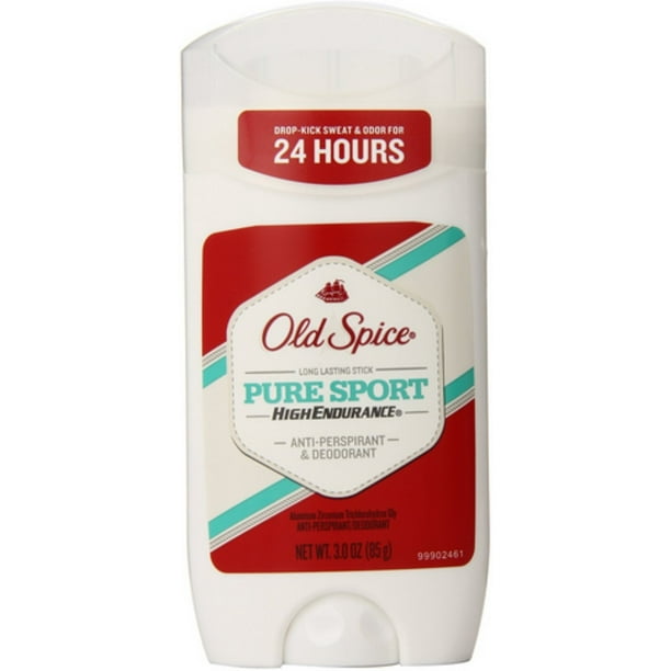 Old Spice High Endurance AntiPerspirant & Deodorant, Pure Sport 3 oz (Pack of 2)