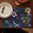 thumbnail image 5 of Pioneer Flower Floral Print Pattern Summer Placemats Table Placemats Set Of 4-Linen Kitchen Washable Placemats Table Mats 12x18 Inch Non-Slip Heat Resistant, 5 of 5