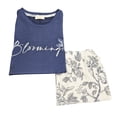 thumbnail image 1 of Pijama Secret Treasures para Dama Set Playera Manga Corta con Short Marino Talla M 2 Piezas, 1 of 4