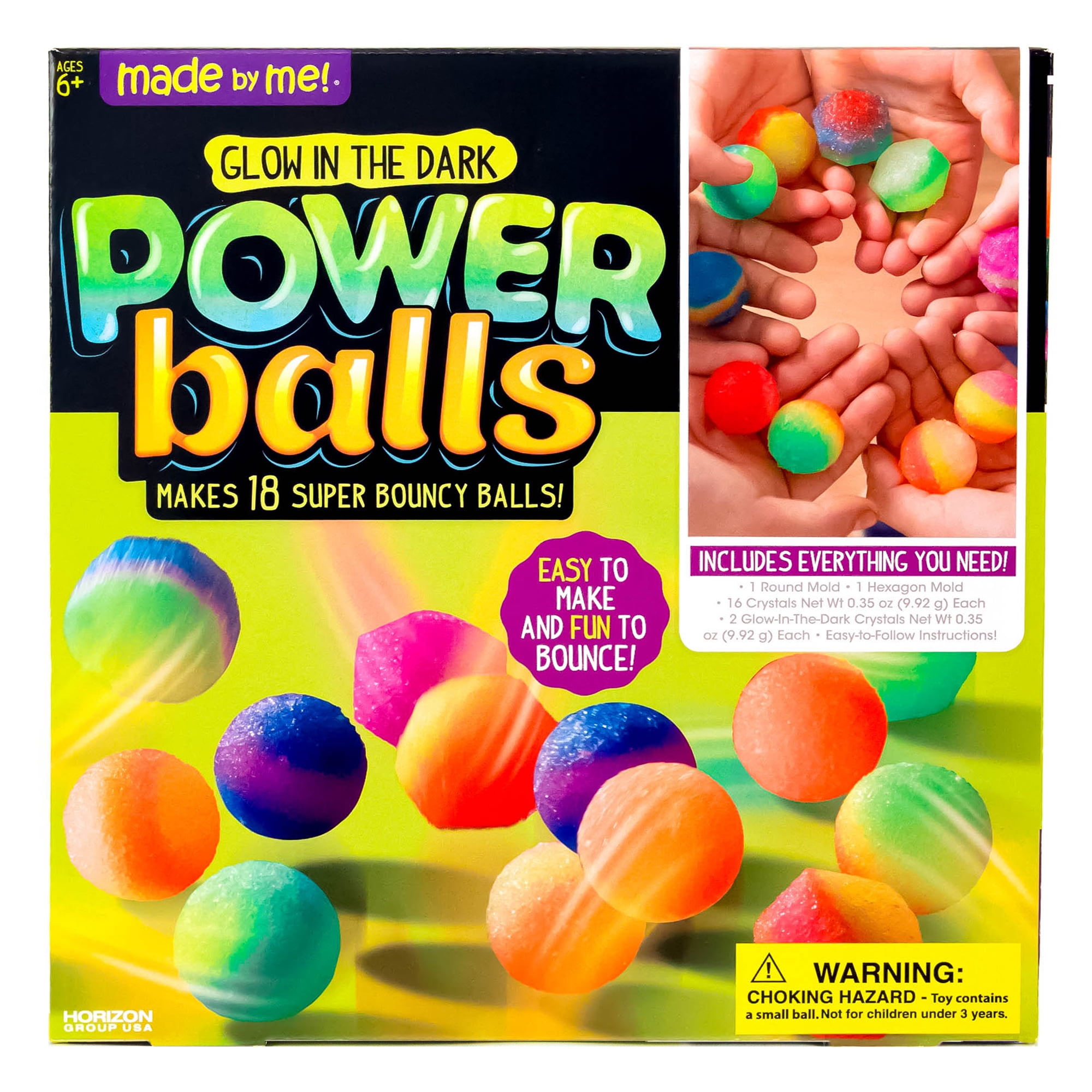 Make Your Own Power Bouncy Ball Kids Children's Craft DIY Party Bag Filler Toys 