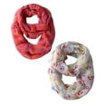 thumbnail image 1 of Peach Couture All season Infinity Loop Scarves Chevron Anchor Print, 1 of 5