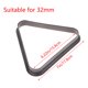 thumbnail image 2 of 1Pc Snooker Triángulo Billar Triángulo Marco Estante Estante de bola de mesa de plástico Accesorios de snooker 25mm 32mm 38mm 44mm 52mm 57mm, 2 of 8