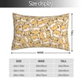 thumbnail image 2 of Gaeub Cute Shiba Print Double Sided Plush Decorative Throw Pillow Cover, Sofa Cushion Cover, Plush Cushion Cover，Excluding Pillow Core-14"x20", 2 of 6