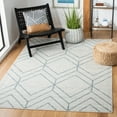 thumbnail image 2 of SAFAVIEH Adirondack Caitriona Geometric Squares Area Rug, Grey/Blue, 4' x 6', 2 of 14