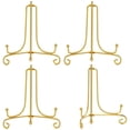 thumbnail image 2 of LIONWEI LIONWELI 4 Inch Gold Iron Plate Stand Holder Easel Display Stand for Plate?Picture?Photo and More,4 pcs., 2 of 7