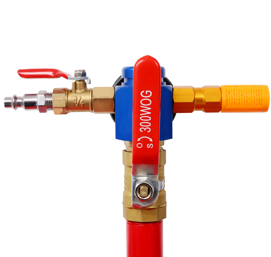 Pneumatic Oil Extractor Portable Fluid Evacuator with Integrated Level Gauge
