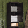 thumbnail image 4 of SoBuy Armoire Haute de Salle de Bain Armoire de Rangement BZR34-BR, 4 of 8