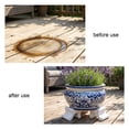 thumbnail image 2 of 3-Piece Invisible Flower Pot Feet, Durable Plastic Planter Risers with Drainage Support for Indoor Outdoor Pots, Patio Garden Balcony Floor and Deck Protection, 2 of 6