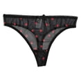 thumbnail image 1 of Pantalones Casuales para las Mujeres Pantalones de Malla de Cintura Baja de Moda Tanga para las Mujeres, Pantalones de Período Impresos con Patrón Geométrico, 1 of 8
