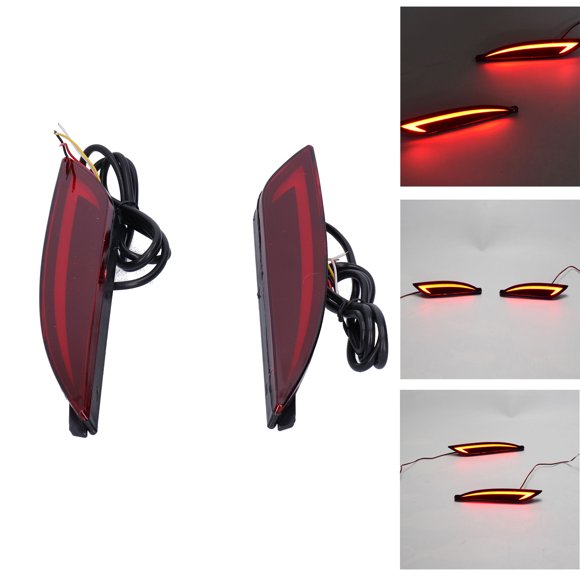 2 Piezas LED Targeo Trasero Lámpara De Freno De Conducción Señal De Para Sonata 2010-2015