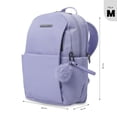 thumbnail image 3 of TOTTO Mochila Mediana para Mujer Porta Laptop 14 Repelente a Líquidos | Escuela - Oficina - Viaje |  purpura M, 3 of 7