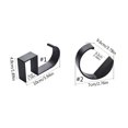 thumbnail image 3 of CIYISON Movable Desk Side Backpack Hook for Students Sturdy Aluminum School Bag Hanger, 3 of 18