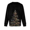 thumbnail image 5 of qelini Christmas Sweatshirts for Women Plus Size Long Sleeve Crew Neck Sweatershirt Christmas Print Pullover Tops, 5 of 5