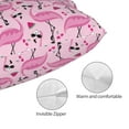 thumbnail image 3 of Fotbe Cool Flamingos Funda de Almohada Decorativa Estilo Occidental, Lujo en Algodón, Fundas para Almohadas King, Cojín Estampado para Decoración del Hogar-20"x30", 3 of 6