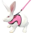 thumbnail image 1 of Correa para conejos, arnés tipo chaleco para hámsteres y conejos con malla transpirable para gatitos pequeños que pasean mascotas, 1 of 4