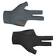 thumbnail image 1 of Kit de Guantes de Billar para Tres Dedos, Paquete de 2 Unidades Negro derecho y gris izquierdo, 1 of 9