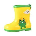 thumbnail image 1 of NOKIO Bottes de Pluie Tendance à Motif de Dessin Animé, Semelle Intercalaire en EVA Antichoc, Construction Waterproof, Semelle Antidérapante pour Usage Extérieur Quotidien, 1 of 5