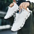 thumbnail image 2 of Men's Lightweight Breathable Sports Shoes, Blade Sole Comfortable for Standing Running Shoes, Trendy Multi-functional Sports Leisure Men's Fashion Shoes, Absorbing Cushioning And Low-top Lace-up, 2 of 9