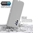 thumbnail image 2 of Galaxy A32 5G Case for Samsung Galaxy A32 5G Case Military Drop Shockproof  Heavy Duty Rugged 3 in 1 Protection Cover for Galaxy A32 5G Phone Case (Grey+White), 2 of 13