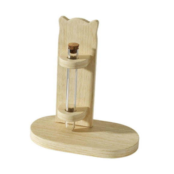 kurtrusly Boîte de Rangement Multifonctionnelle pour Souvenirs et Bijoux Présentoir Captivant pour Poils d'Animaux et Souvenirs Boîte de Rangement pour Moustaches de Chat Bois 18x10x20cm