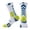 A-White43, variant on Yuanlong Mens Athletic Crew Socks Geometric Color Block Mid Calf Sports Socks Breathable Training Running Casual Socks