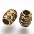 thumbnail image 2 of Tibetan Style Alloy Beads Golden Color Lead Free & Cadmium Free Barrel Size: about 8.5mm in diameter 10.5mm thick hole: 4.5 mm. DIY, 2 of 2