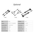 thumbnail image 3 of TFixol Branch Solar Connectors Parallel Cable Adapter 2-Way Solar Cable Connector Self-locking IP67 Waterproof PV Panel Male Female Extension Connector 12AWG, 3 of 7