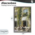 thumbnail image 4 of Stupell Industries Traditional Cafe Terrace with Ivy Gray Floating Frame Canvas Art, 21 x 31, by Petals Prints Design, 4 of 8