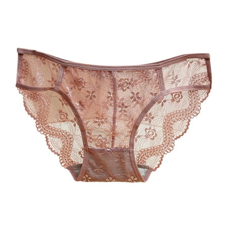 Yuhangmm Women s Panties Women s Hollow Out Underwear Women Lace Bra Brief Set Breathable Ladies Bras & Brief Bra Set Mesh Thong Panties