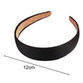 thumbnail image 5 of Pebbuoy Wide Hair Hoops for women,Cloth Wrapped Headbands for girls,Solid Color Hairband Hair Accessories-3cm, 5 of 7