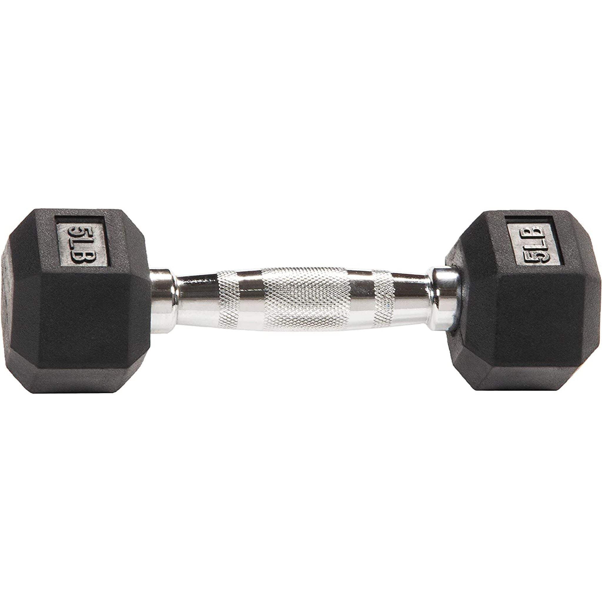 New Rubber Hex Dumbbells
