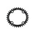 thumbnail image 1 of Soidarity Bicicleta 38T Oval estrecho ancho 104BCD bicicleta de montaña placa de bielas bicicleta rueda de cadena ciclismo platos y bielas placa Ciclismo negro 38T Soidarity OD3200-24B, 1 of 6