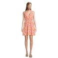 thumbnail image 4 of Madden NYC Juniors and Juniors Plus Woven Halter Dress, Sizes XS-4X, 4 of 5